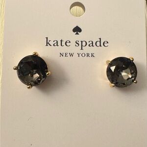 Kate Spade Black and Gold Stud Earrings
